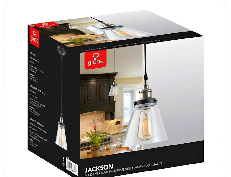 Pendant Lighting - 2 piece Globe brand
