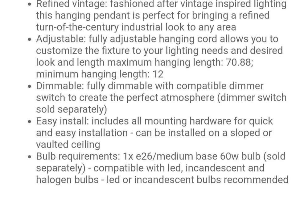 Pendant Lighting - 2 piece Globe brand - photo 4
