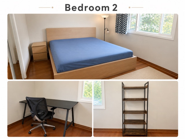 Moving Sale – Guest Bedroom Set / Bed / Desk / Bookshelf