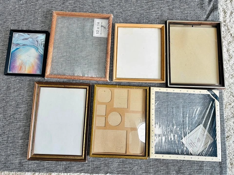 7 Assorted Photo Frames