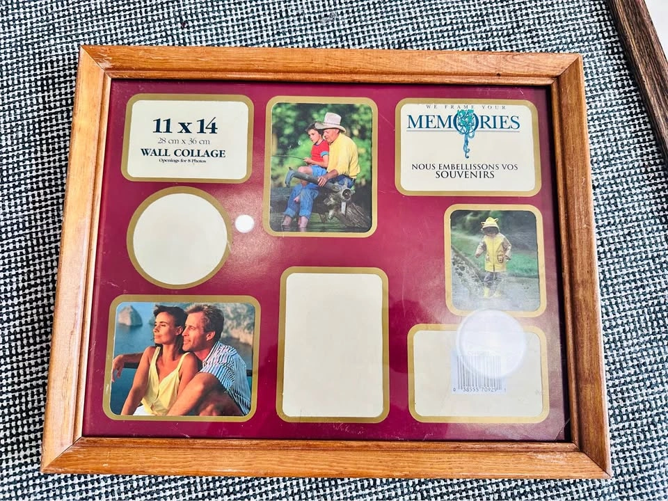 Wooden Wall Collage Photo Frame-Never Used