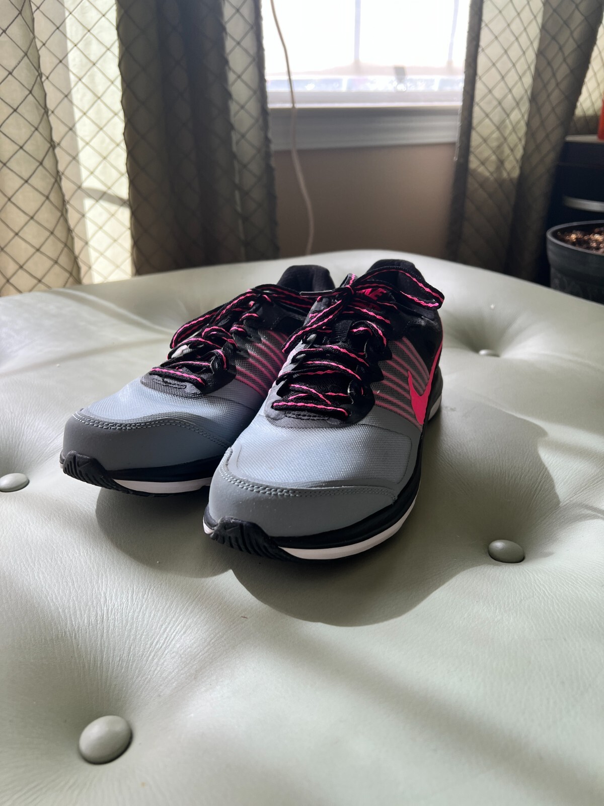 Size 9 - Nike Dual Fusion X Low Black Pink Pow W