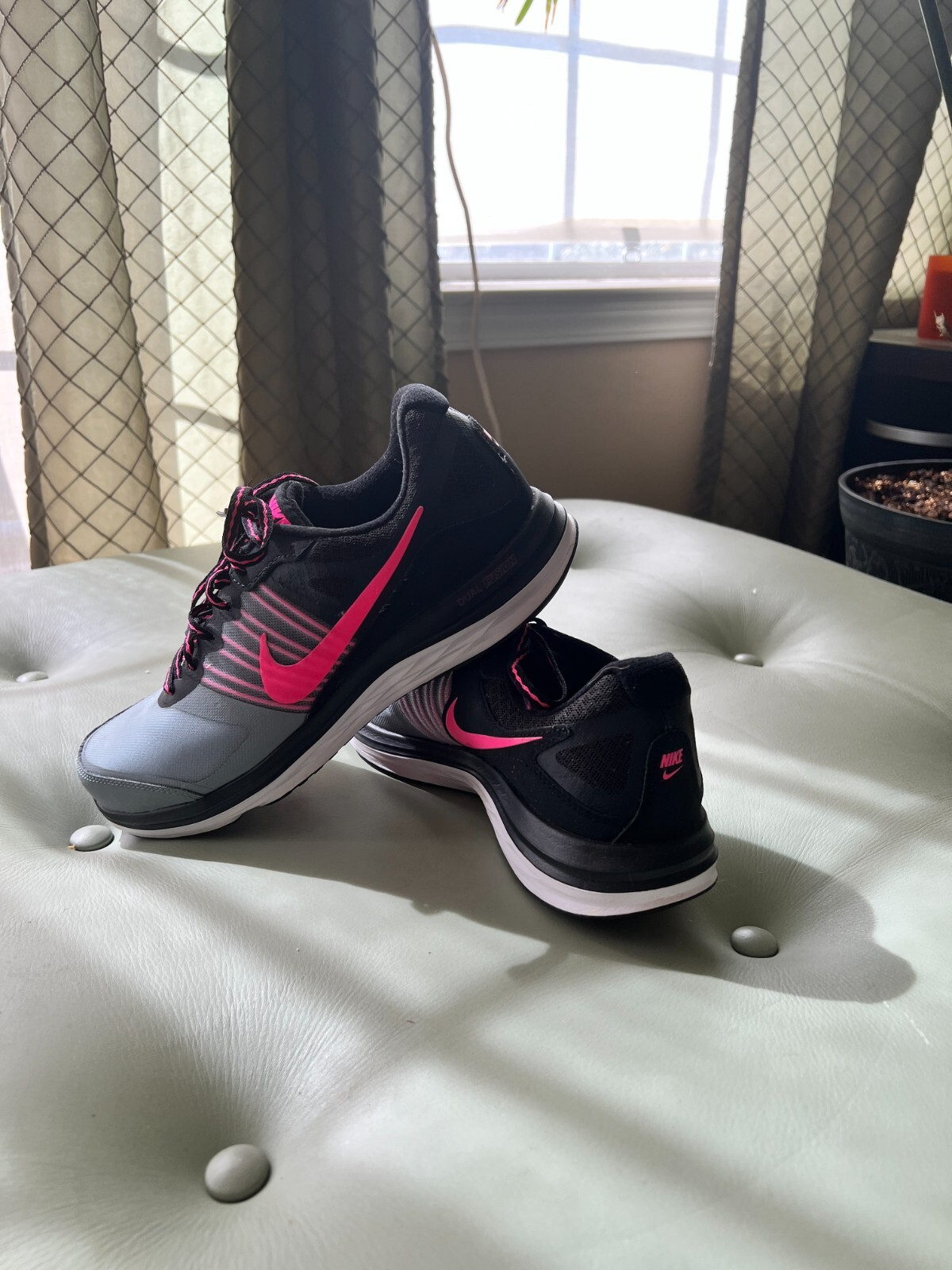 Size 9 - Nike Dual Fusion X Low Black Pink Pow W - photo 2