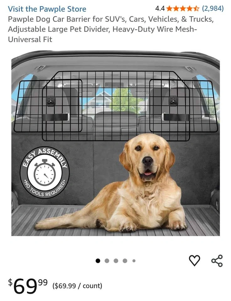 Dog car barrier - photo 2