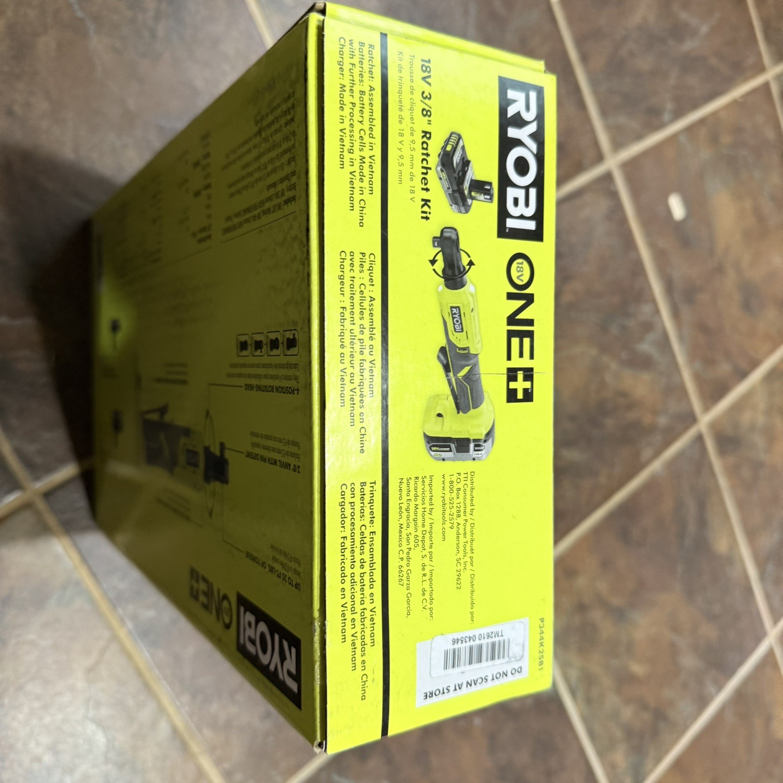 Ryobi ONE+ 18V Cordless 3/8 in Ratchet Kit w/ 2 Batteries & Char - photo 4