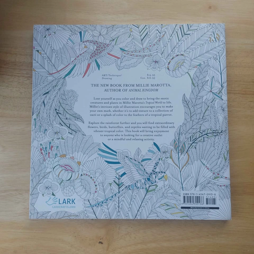 Millie Marotta Tropical World Coloring Book - photo 2