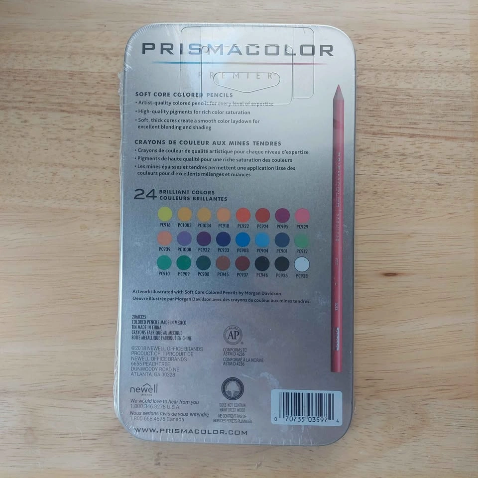 Prismacolor Premier 24 Count Soft Core Colored Pencils - photo 2