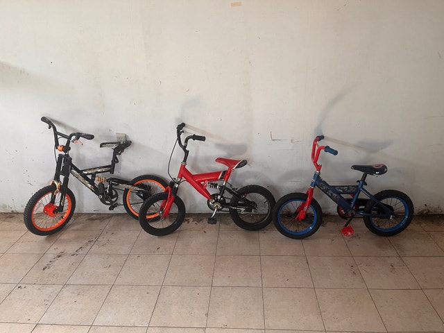 3 children’s bikes for sale