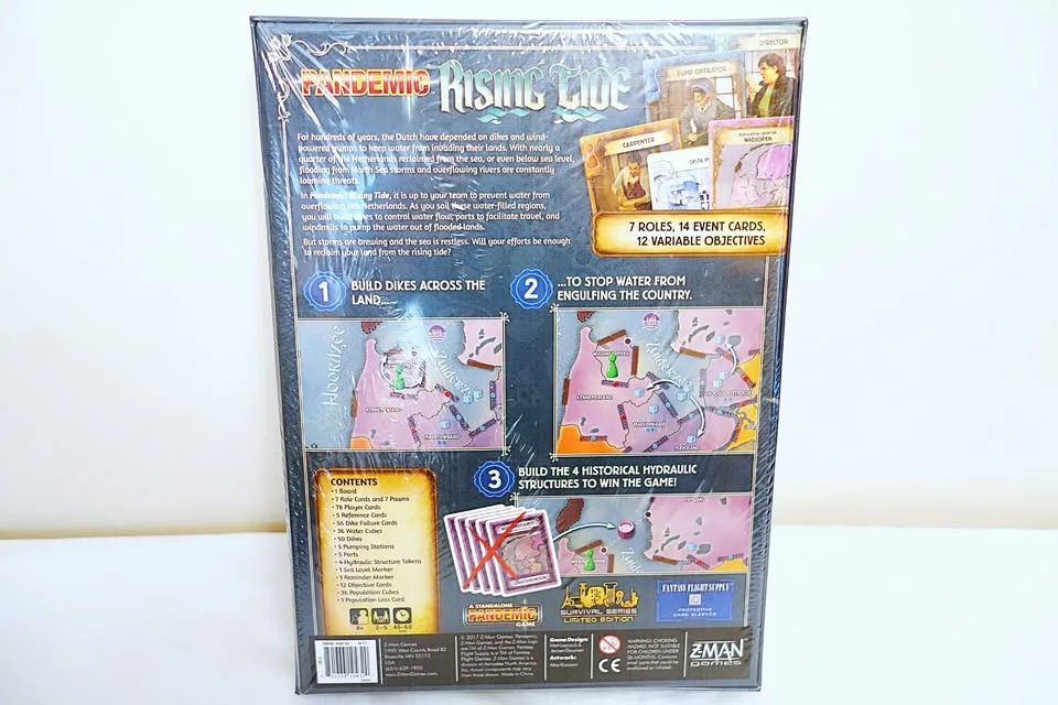 New Rare Sealed Pandemic Rising Tide Board Game image indicator(2)