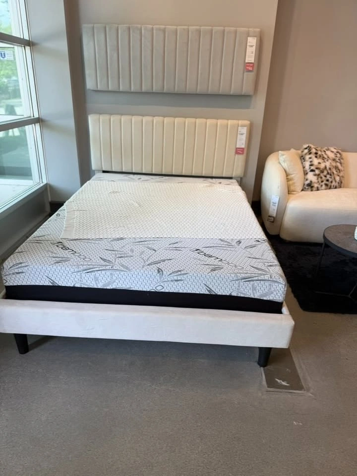 PLACIDA DECOR – Terra Suede Platform Bed Frame - photo 2