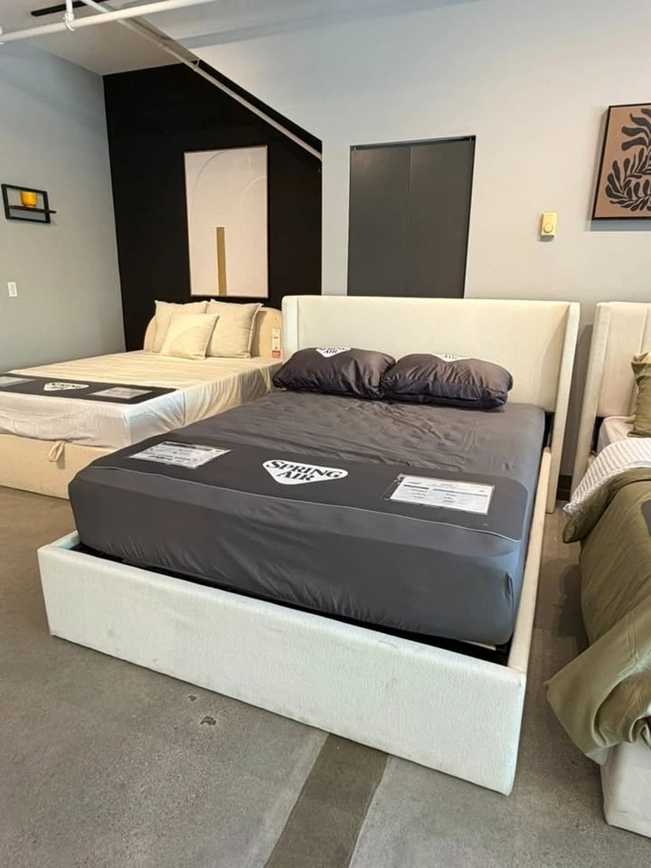 PLACIDA DECOR – Aqua Storage Bed Frame | Modern Linen Bed - photo 2