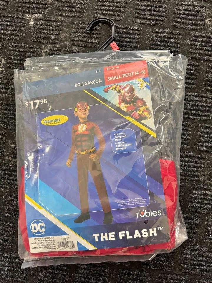 Rubies The Flash Boys Costume Small 4-6