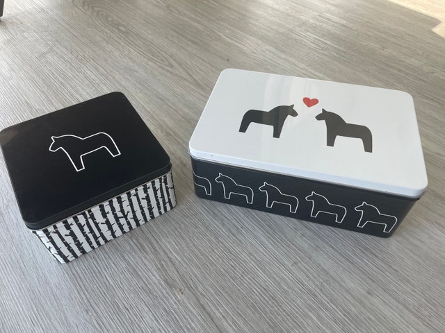 IKEA Dala Horse Tins
