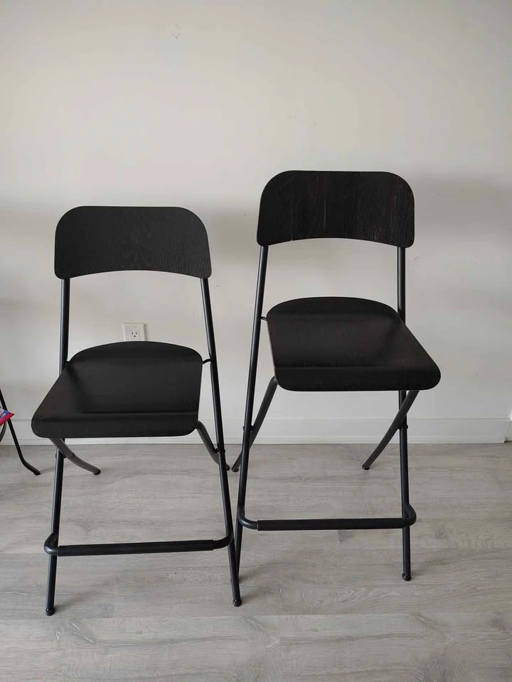 FRANKLIN bar stool with backrest - 2 chairs