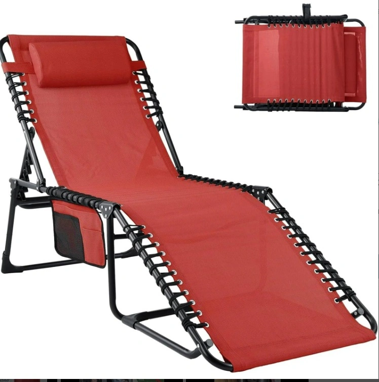 NEW Folding Outdoor Chaise Lounge Chair - photo 2