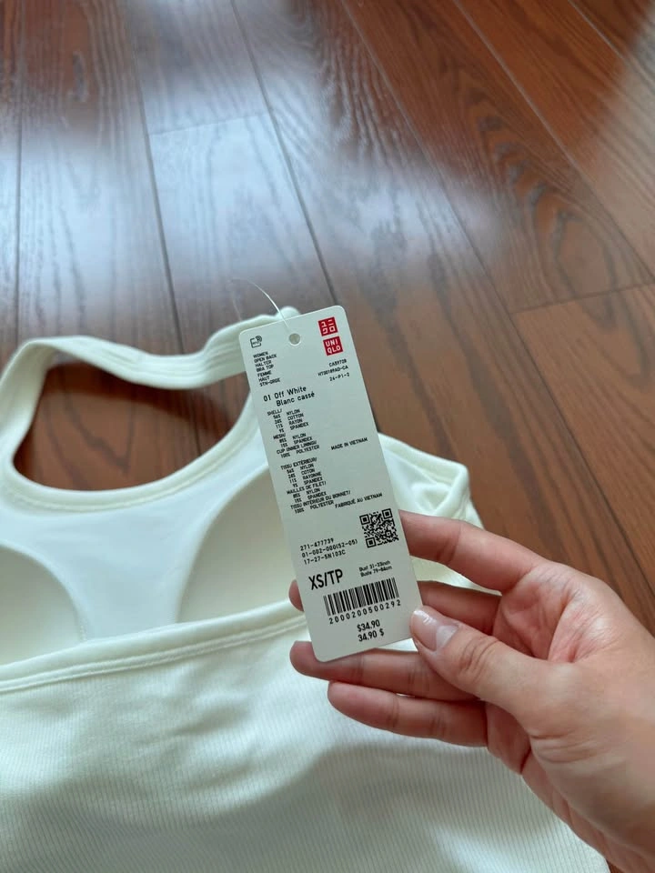 Uniqlo White Halter Bra Top Size XS - photo 3