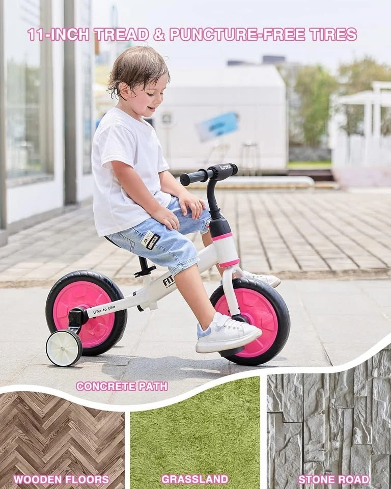 UBRAVOO Trike to Bike Kids Balance Bike with Pedals - photo 3