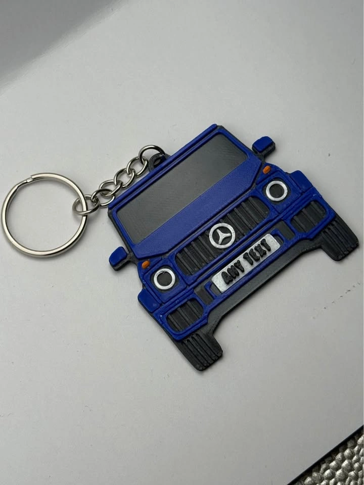 Custom Mercedes G-Wagon Keychain – Personalized License Plate - photo 2