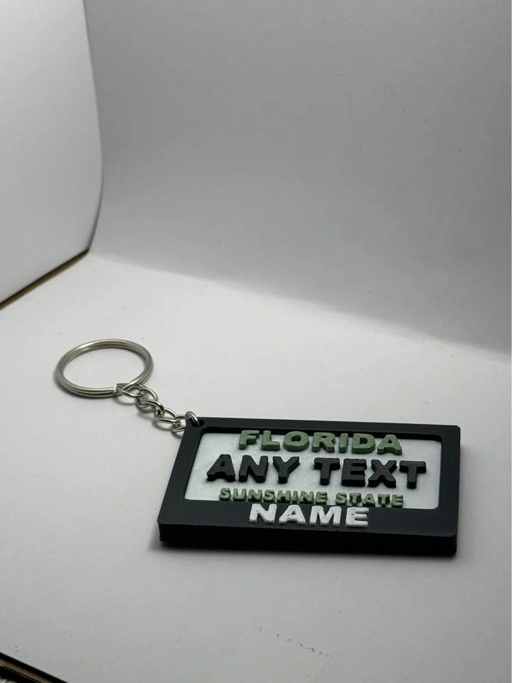 Florida License Plate Keychain – Custom Name Keychain - photo 4
