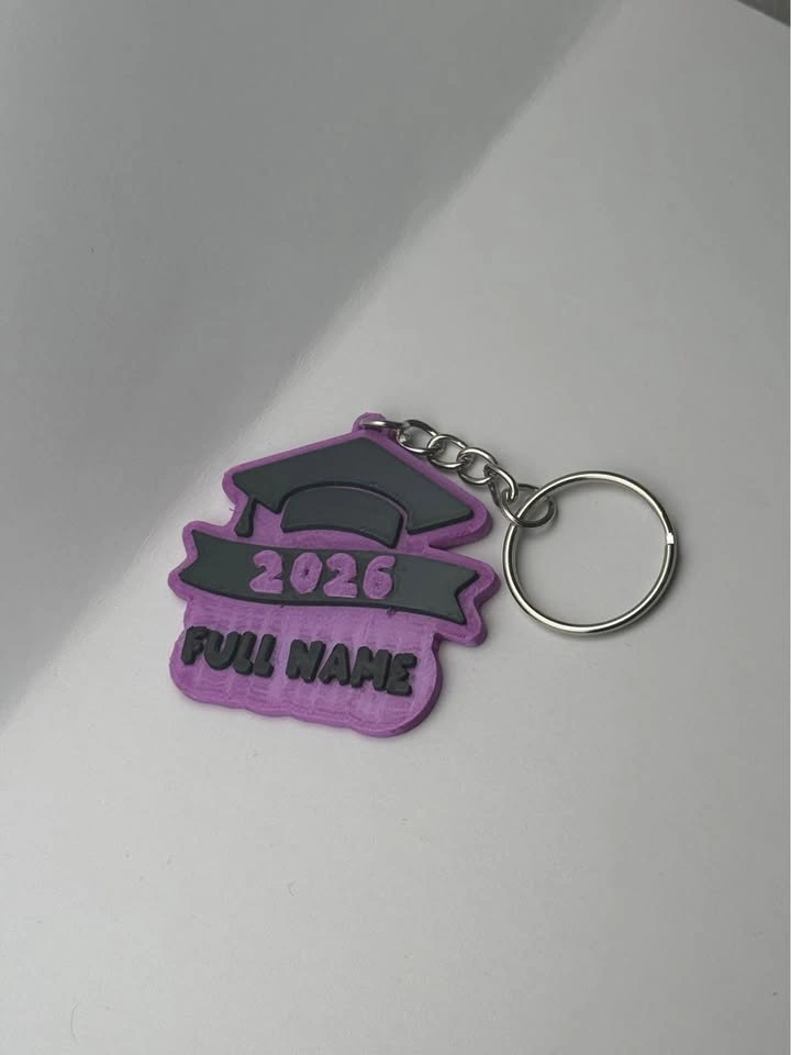 Custom Graduation Keychain 2026 | Personalized Senior Gift - photo 3