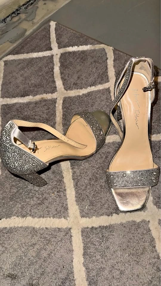Betsy Johnson Sparkle Heels | Wedding Heels | 7.5