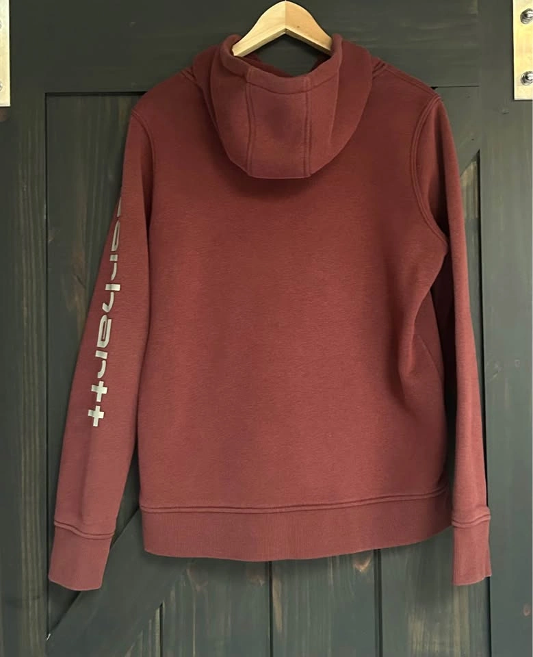 Carhartt Women's Relaxed Fit Sleeve Logo Graphic Hoodie - photo 4