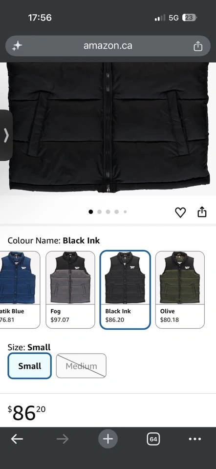 Reebok Puffer Vest - photo 2
