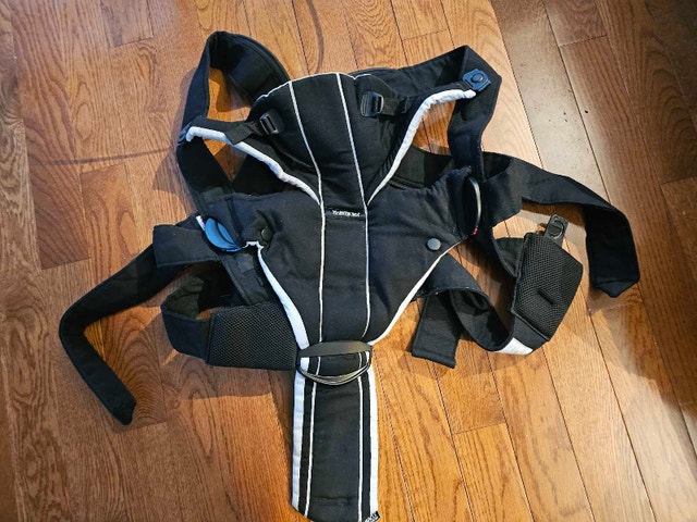 BabyBjörn Baby Carrier Miracle — Black/Silver, Cotton Mix - photo 2
