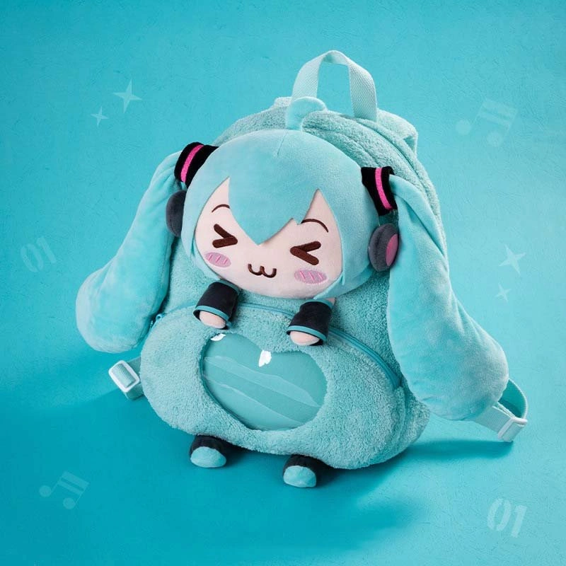 Official Hatsune Miku Plush Ita Backpack - photo 2