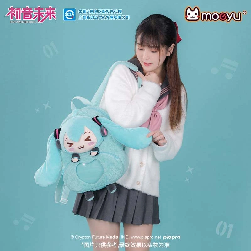 Official Hatsune Miku Plush Ita Backpack - photo 5
