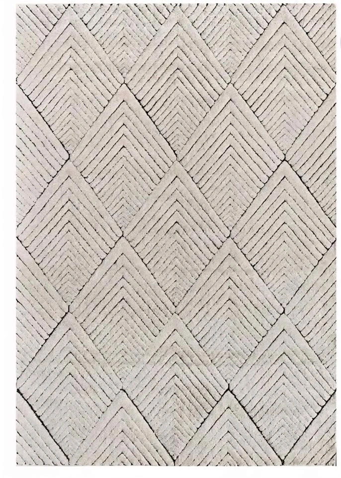 Cosmoliving cadence collection alabaster 2x4 area rug Ivory gray