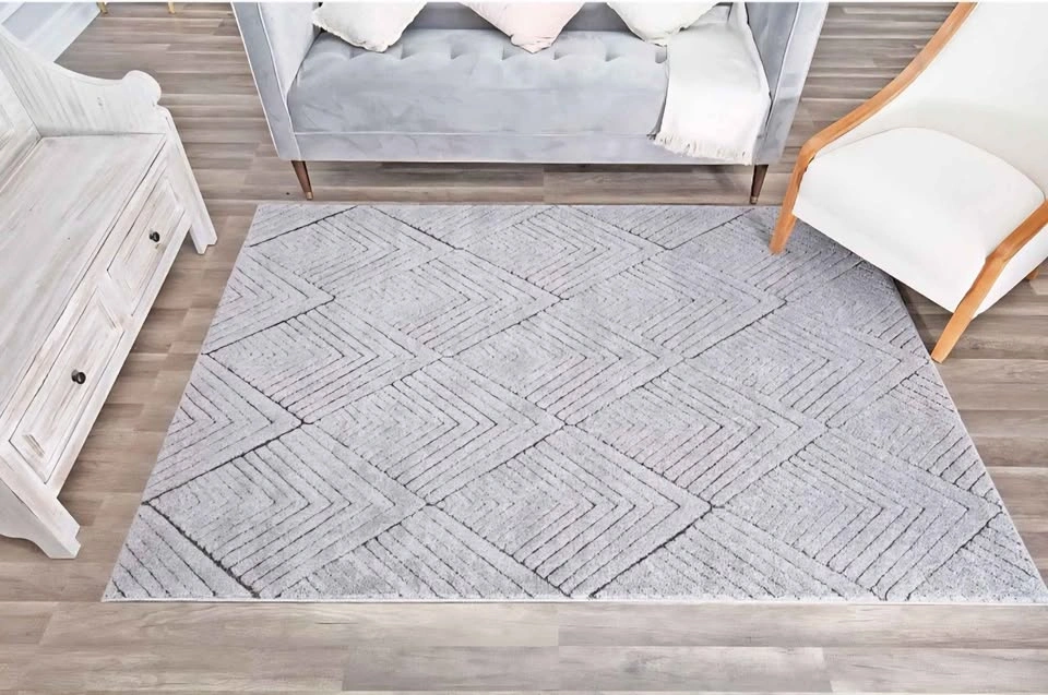 Cosmoliving cadence collection alabaster 2x4 area rug Ivory gray - photo 2