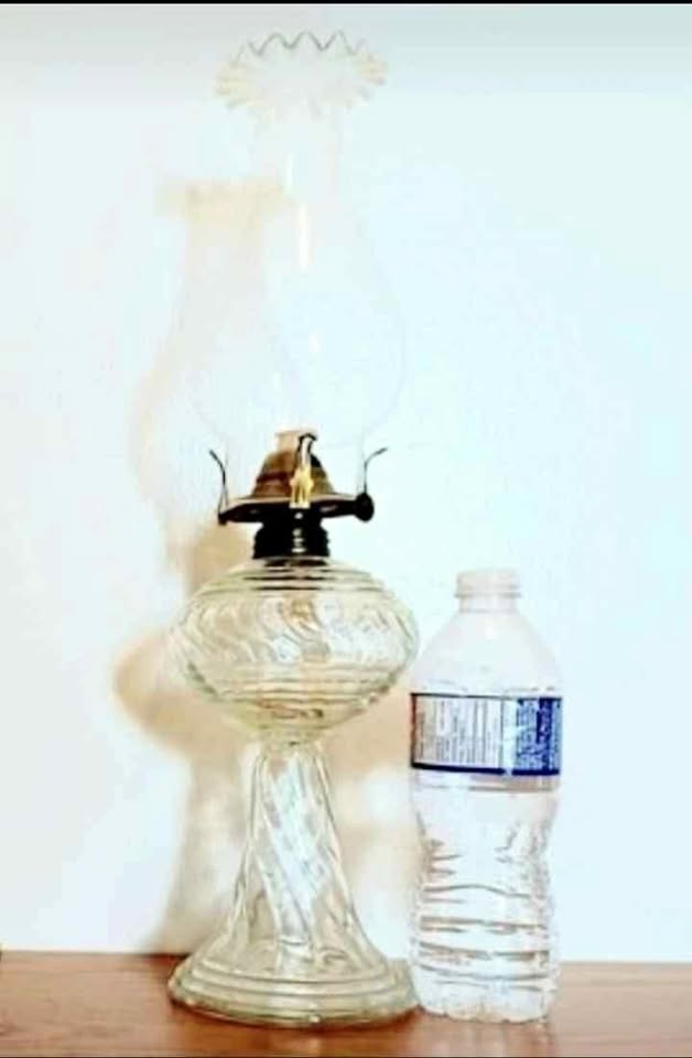 Antique 1800's Rare Tall Dabs New Oil Lamp