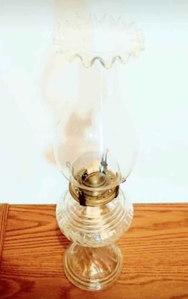 Antique 1800's Rare Tall Dabs New Oil Lamp - photo 2
