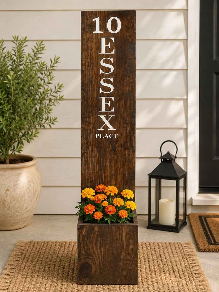Porch Planter Welcome Sign Home Sweet Home Decor - photo 4
