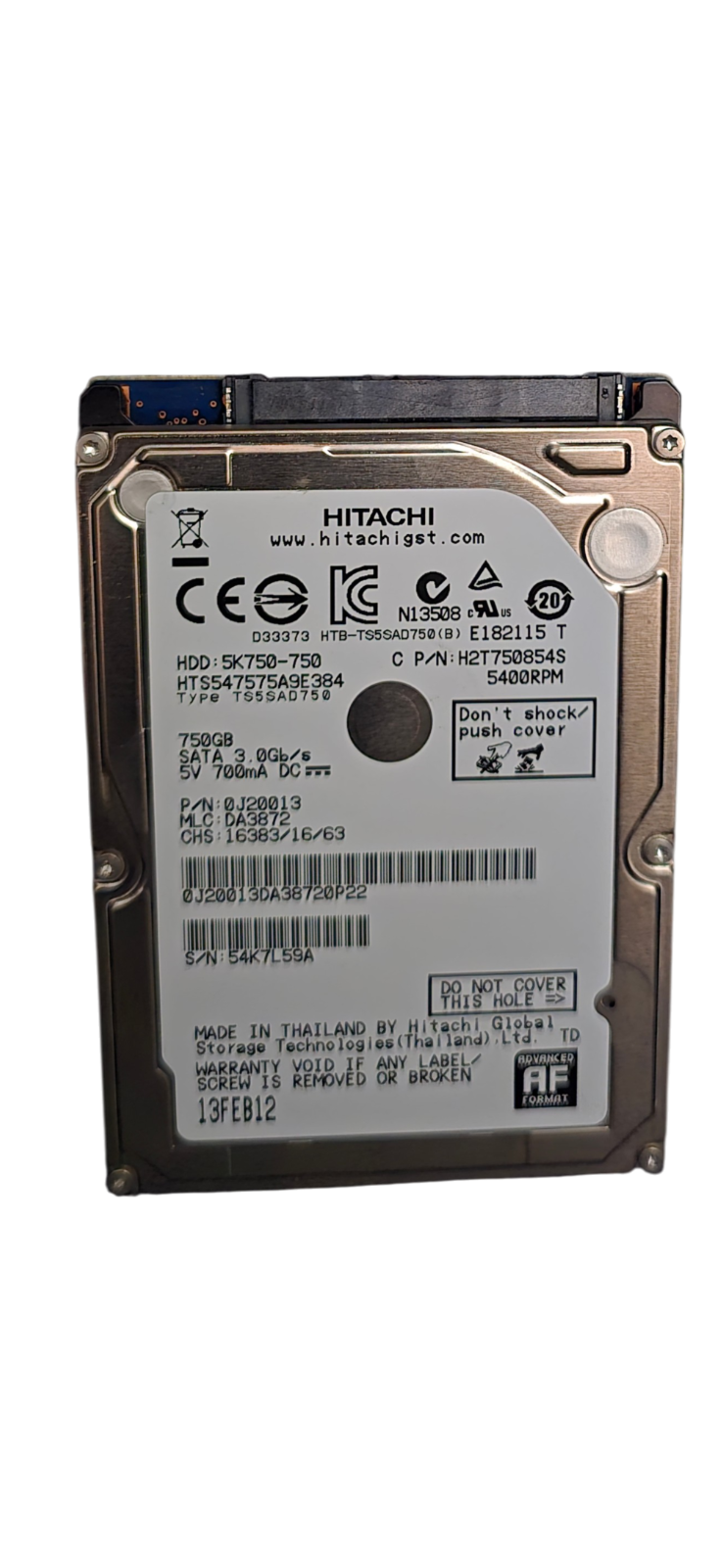Used 500GB SATA 2.5-inch Internal Hard Drive - photo 5