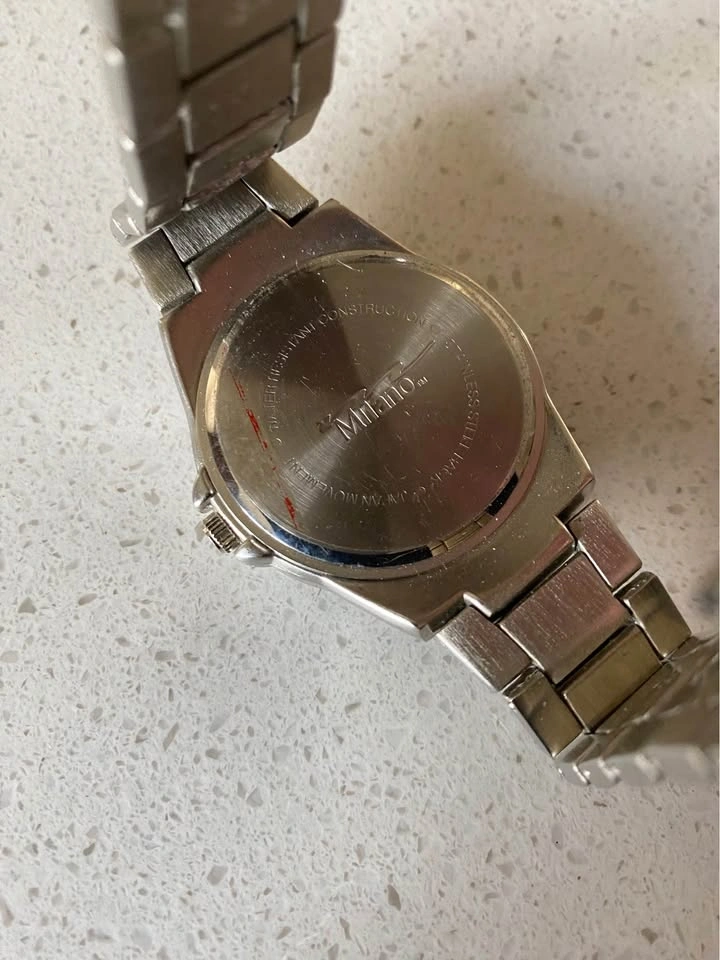 Milano Stainless Steel Watch – Date Quartz Watch - photo 5