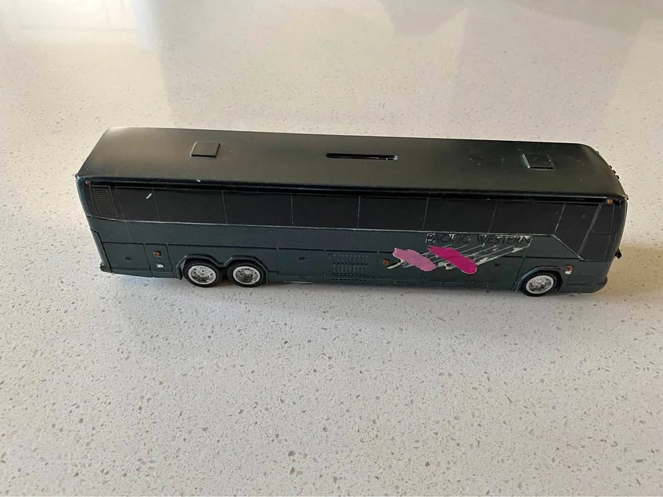 Pacific Western Coach Bus Piggy Bank – Collectible Coin Bank