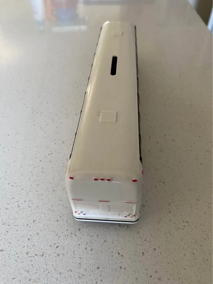 Coach Bus Piggy Bank – White Collectible Coin Bank - photo 2