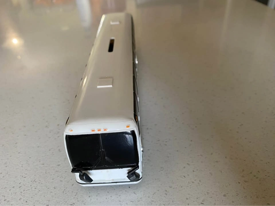Coach Bus Piggy Bank – White Collectible Coin Bank - photo 4