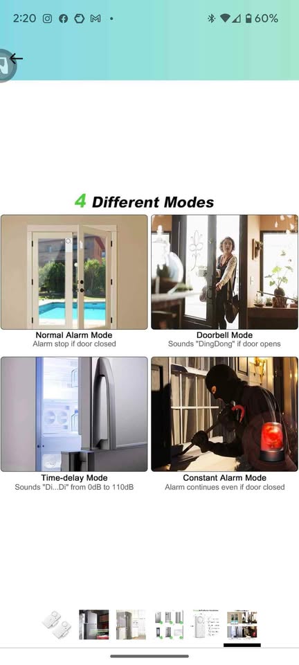 4-in-1 Freezer/ Security Door Alarm - photo 4