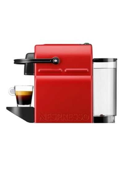 Nespresso inissia RED NIB 19 bar + 16 capsules