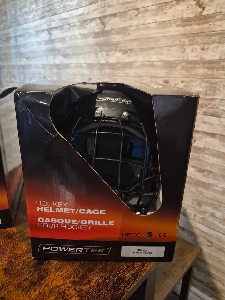 Brand New Hockey Cage Helmet XL Senior Black - photo 2