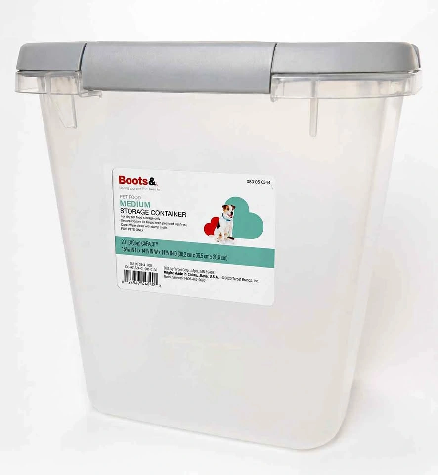 Pet Food Storage Container (20 lb) – Airtight Lid, Clean & Ready