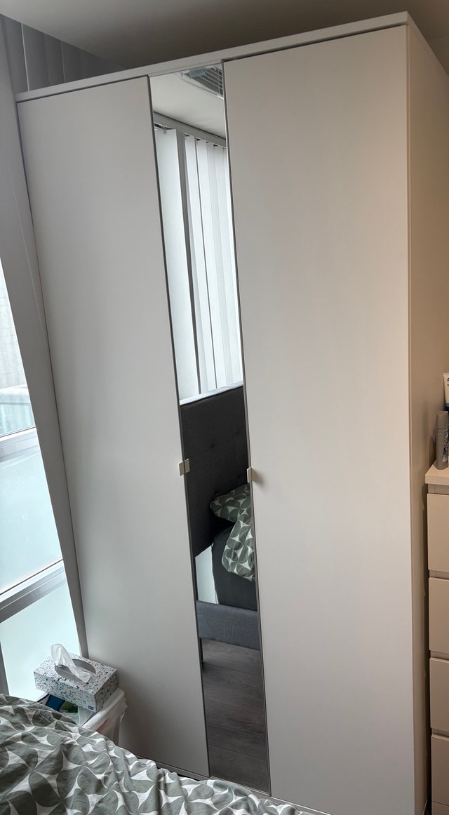 White wardrobe