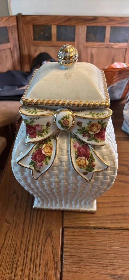 Royal Albert Cookie Jar