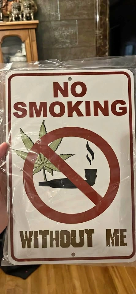 Small Smoke Up Sign
