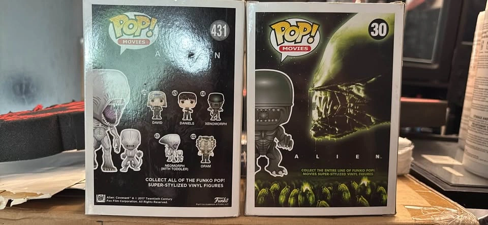 Alien Neomorph with Toddler Funko and Alien Funko Pop Lot - photo 4