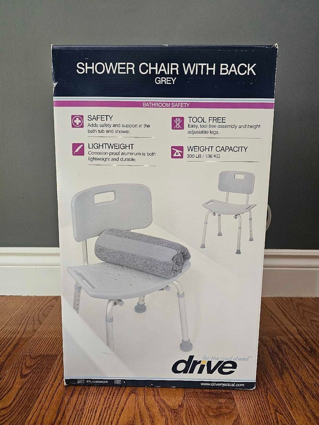 Drive Medical Shower Chair with Back