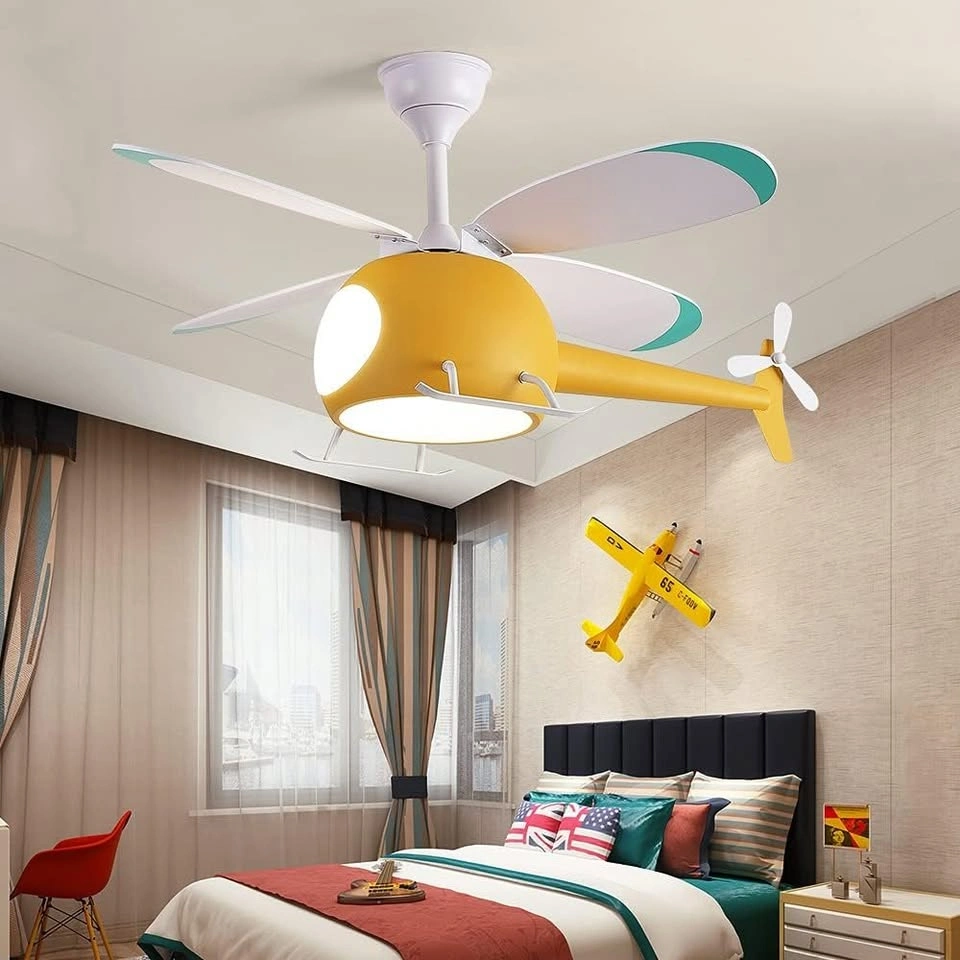Children's Bedroom Ceiling Fan with Lights and Remote - photo 2